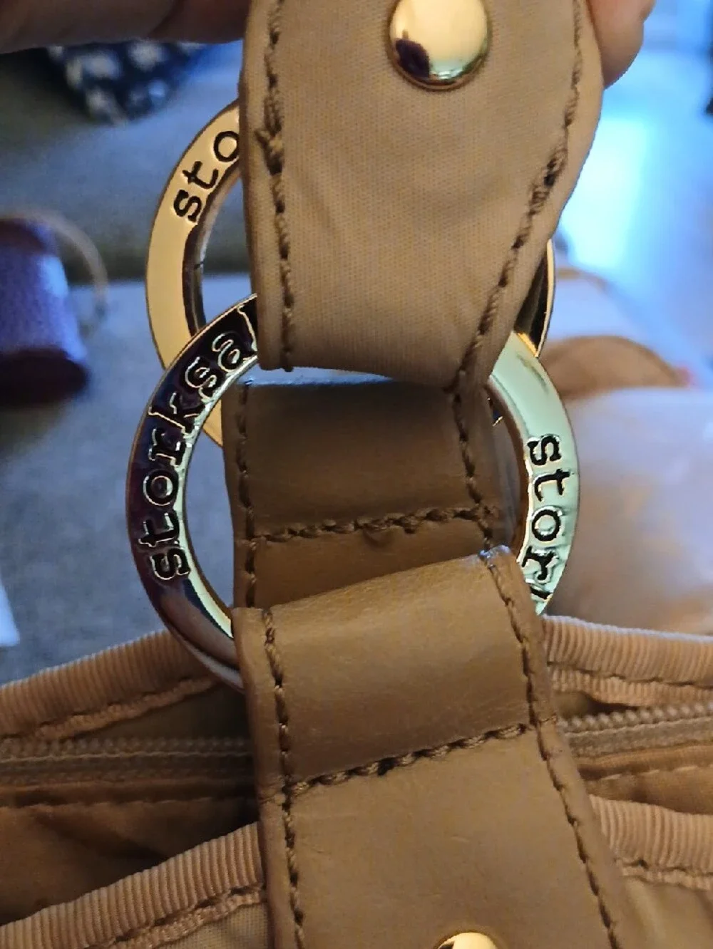 Storksak Luxury Diaper Bag.